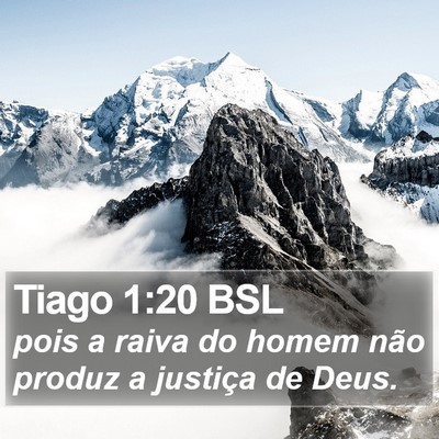 Tiago 1:20 BSL Bible Verse Image