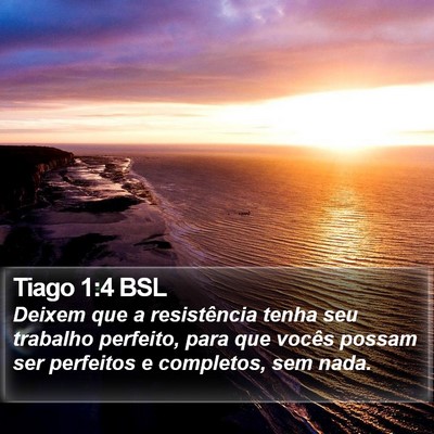 Tiago 1:4 BSL Bible Verse Image