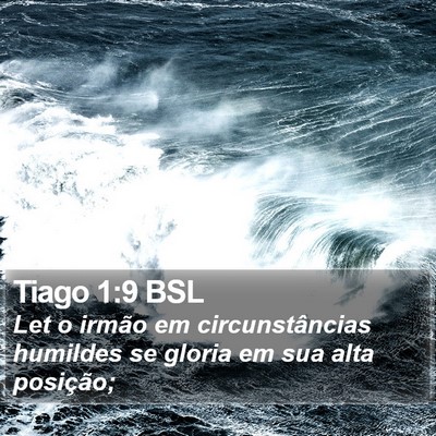 Tiago 1:9 BSL Bible Verse Image