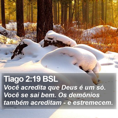 Tiago 2:19 BSL Bible Verse Image