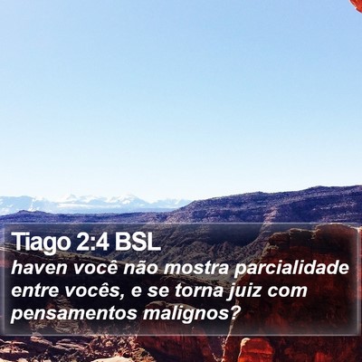 Tiago 2:4 BSL Bible Verse Image