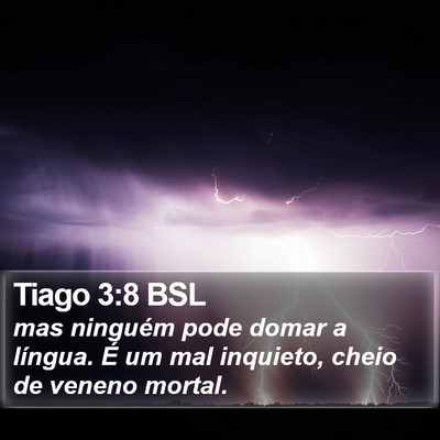 Tiago 3:8 BSL Bible Verse Image