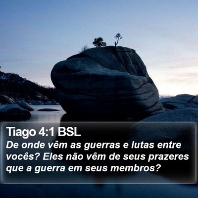 Tiago 4:1 BSL Bible Verse Image
