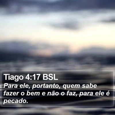 Tiago 4:17 BSL Bible Verse Image