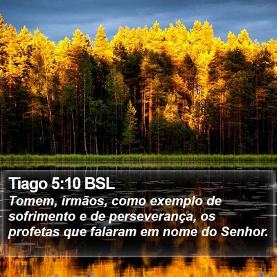 Tiago 5:10 BSL Bible Verse Image