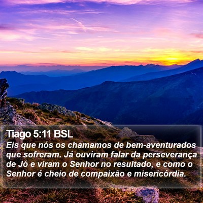 Tiago 5:11 BSL Bible Verse Image