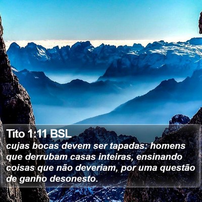 Tito 1:11 BSL Bible Verse Image