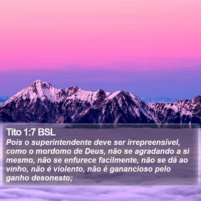 Tito 1:7 BSL Bible Verse Image