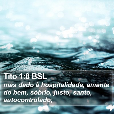 Tito 1:8 BSL Bible Verse Image