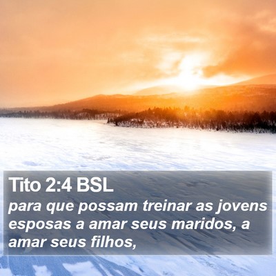 Tito 2:4 BSL Bible Verse Image