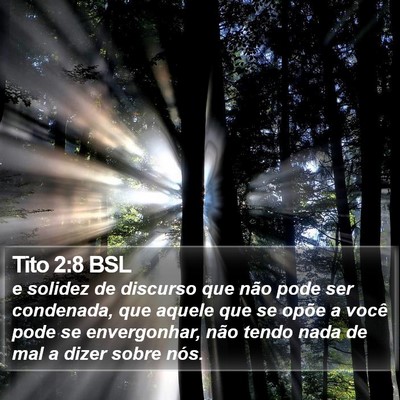 Tito 2:8 BSL Bible Verse Image