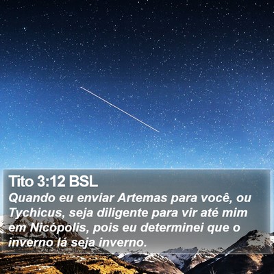 Tito 3:12 BSL Bible Verse Image