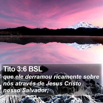 Tito 3:6 BSL Bible Verse Image