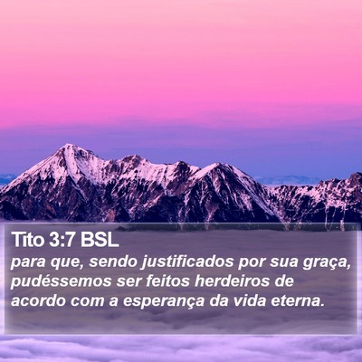 Tito 3:7 BSL Bible Verse Image