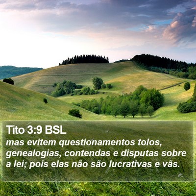 Tito 3:9 BSL Bible Verse Image