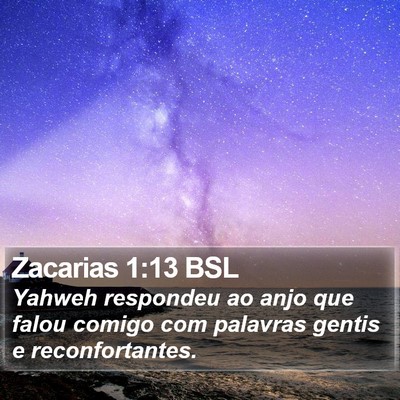 Zacarias 1:13 BSL Bible Verse Image