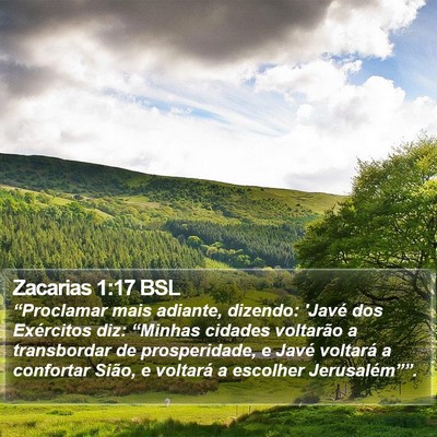 Zacarias 1:17 BSL Bible Verse Image