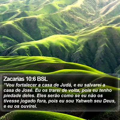 Zacarias 10:6 BSL Bible Verse Image