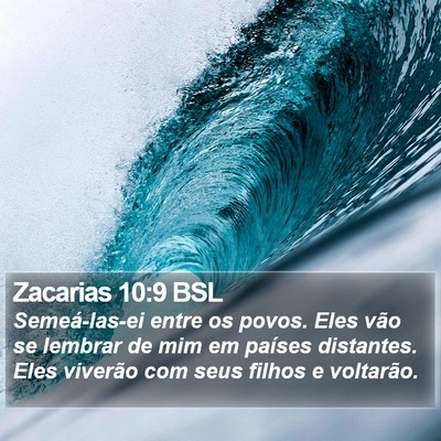 Zacarias 10:9 BSL Bible Verse Image