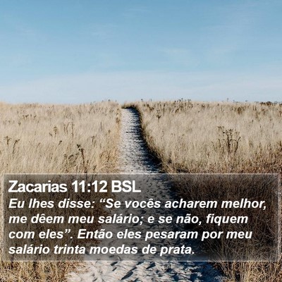 Zacarias 11:12 BSL Bible Verse Image