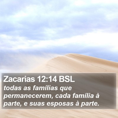 Zacarias 12:14 BSL Bible Verse Image