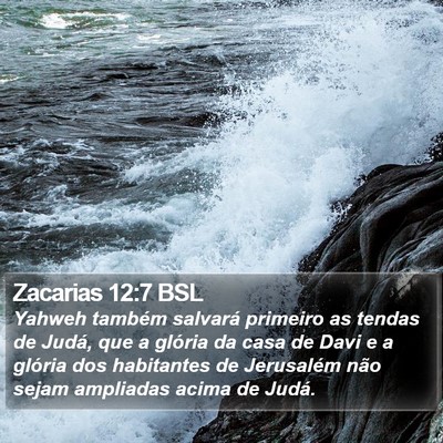 Zacarias 12:7 BSL Bible Verse Image