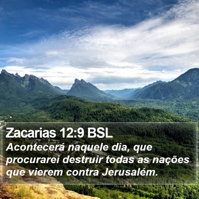 Zacarias 12:9 BSL Bible Verse Image