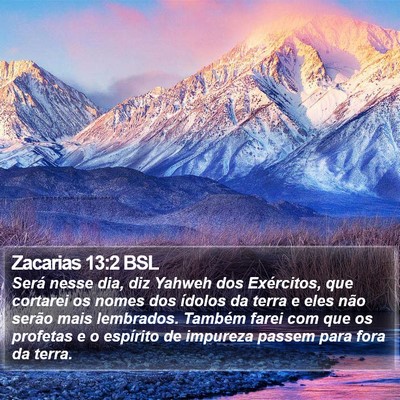 Zacarias 13:2 BSL Bible Verse Image