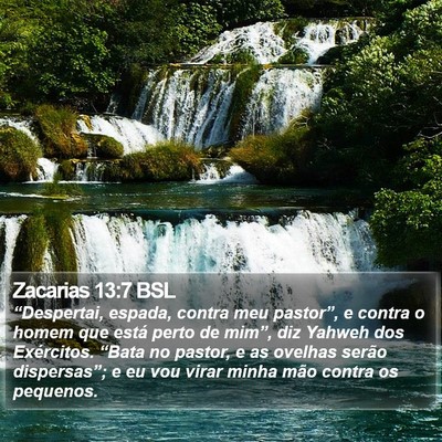 Zacarias 13:7 BSL Bible Verse Image