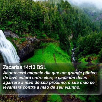 Zacarias 14:13 BSL Bible Verse Image