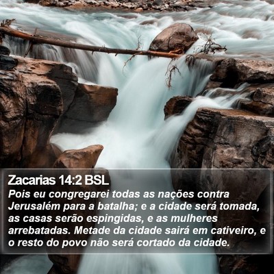 Zacarias 14:2 BSL Bible Verse Image