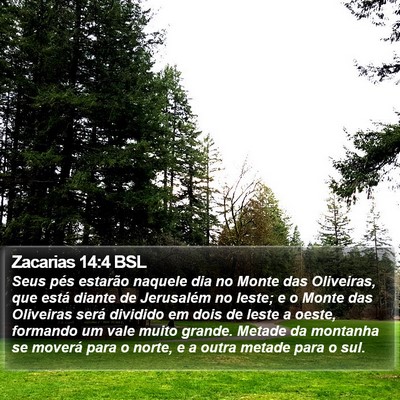 Zacarias 14:4 BSL Bible Verse Image