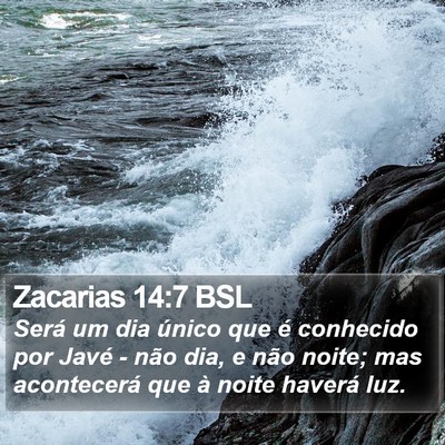 Zacarias 14:7 BSL Bible Verse Image