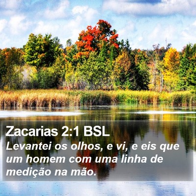 Zacarias 2:1 BSL Bible Verse Image