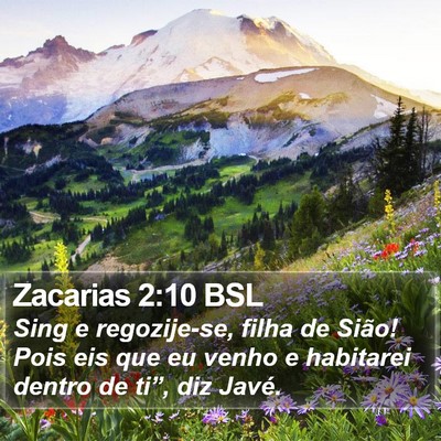 Zacarias 2:10 BSL Bible Verse Image