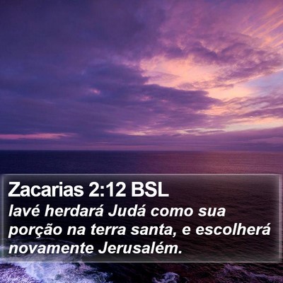Zacarias 2:12 BSL Bible Verse Image