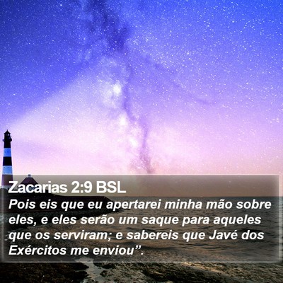 Zacarias 2:9 BSL Bible Verse Image