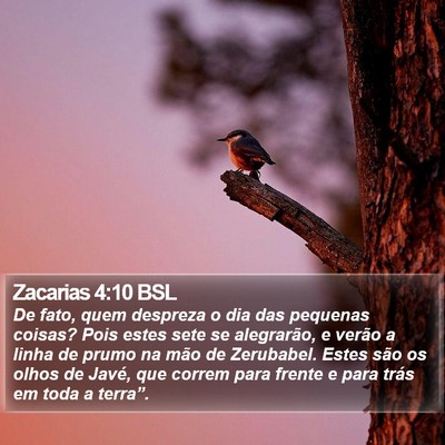 Zacarias 4:10 BSL Bible Verse Image