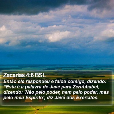 Zacarias 4:6 BSL Bible Verse Image