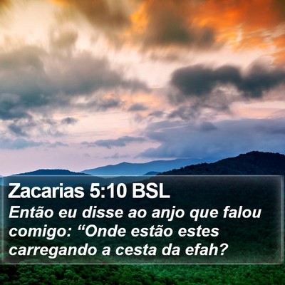 Zacarias 5:10 BSL Bible Verse Image
