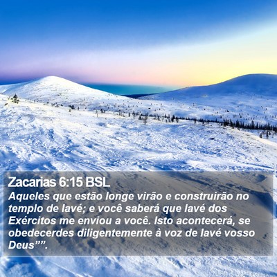Zacarias 6:15 BSL Bible Verse Image