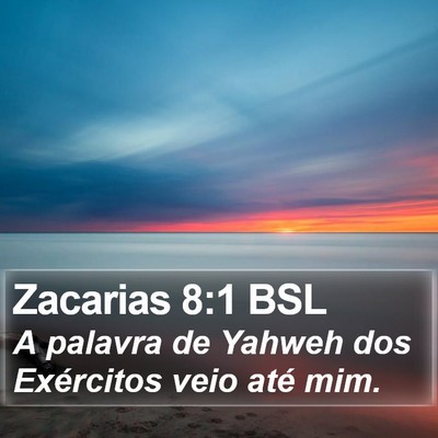 Zacarias 8:1 BSL Bible Verse Image