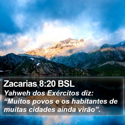 Zacarias 8:20 BSL Bible Verse Image