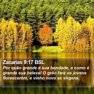 Zacarias 9:17 BSL Bible Verse Image