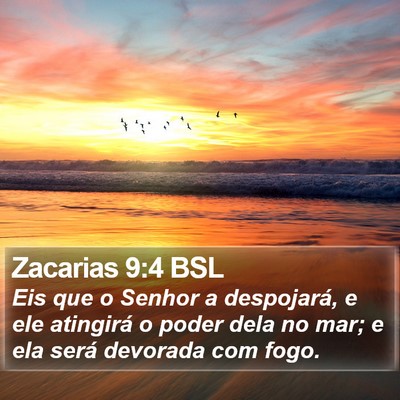 Zacarias 9:4 BSL Bible Verse Image