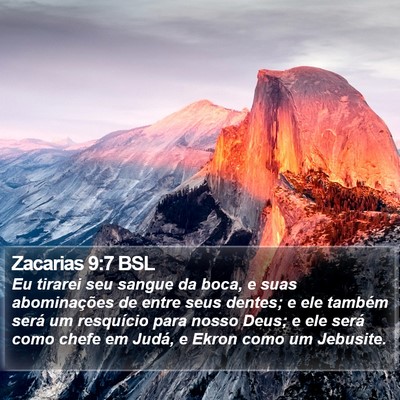 Zacarias 9:7 BSL Bible Verse Image