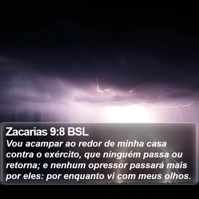Zacarias 9:8 BSL Bible Verse Image