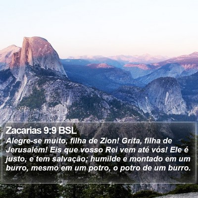 Zacarias 9:9 BSL Bible Verse Image