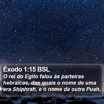 Êxodo 1:15 BSL Bible Verse Image