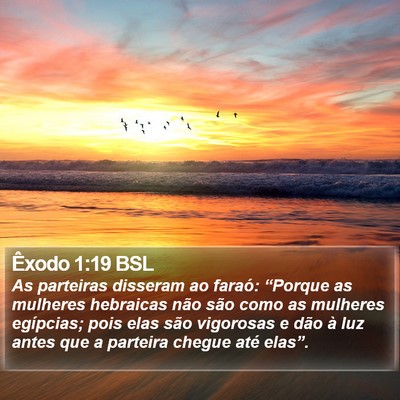 Êxodo 1:19 BSL Bible Verse Image